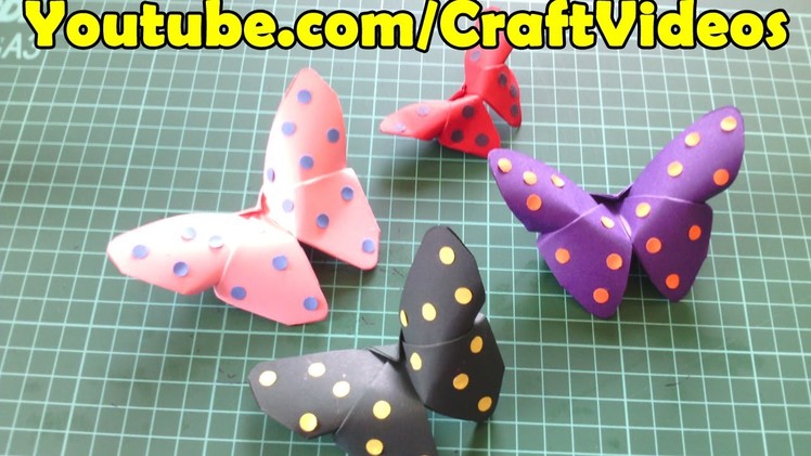 How to make Origami Butterfly easy step by step tutorial