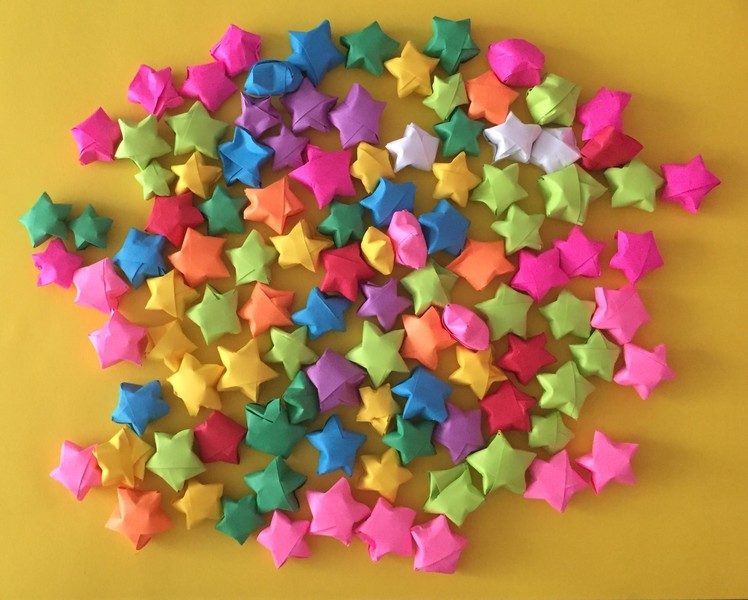 How to make Origami Little Paper Stars