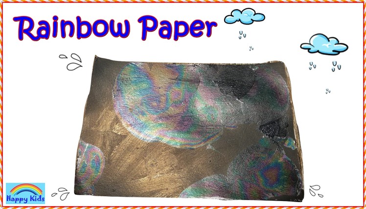 How  to make Rainbow Paper
