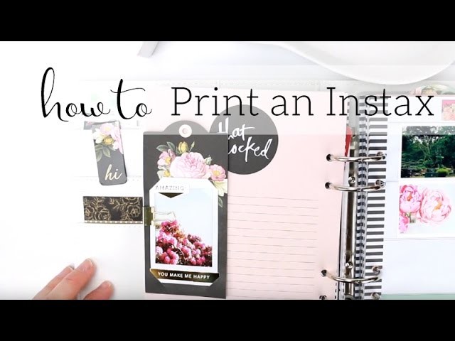 How to Print an Instax