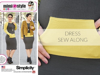 How to Sew a Dress with Mimi G Simplicity Pattern 8174