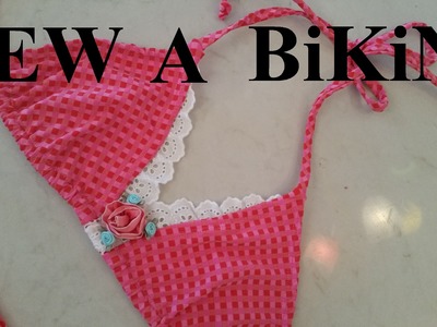How to sew a string bikini