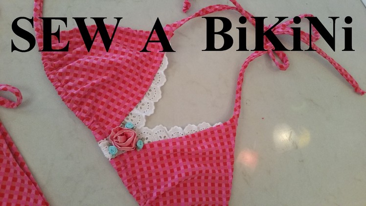 How to sew a string bikini