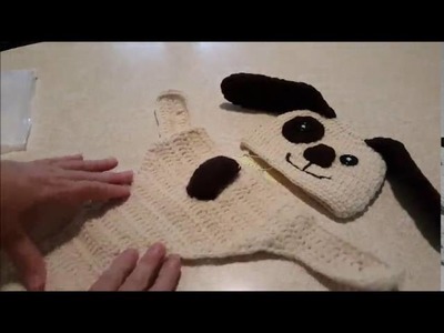 JISEN® Baby Newborn Photography Props Cute Dog Handmade Crochet Knitted Unisex Baby Cap