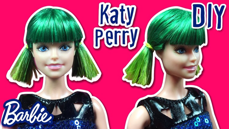 Katy Perry Hair Tutorial for Barbie Doll - How to Make Barbie Hairstyle - Making Kids Toys