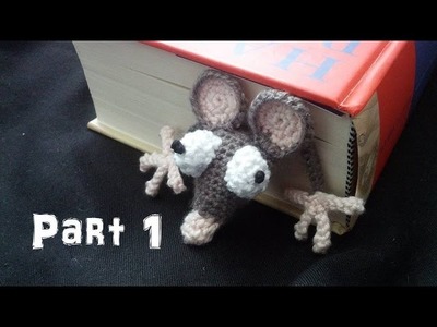 Learn how to crochet an Amigurumi Rat Bookmark Part 1