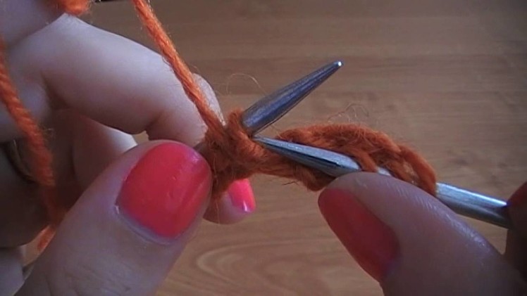 No 3# oczka lewe na drutach - How to Knit - Absolute Beginner Knitting