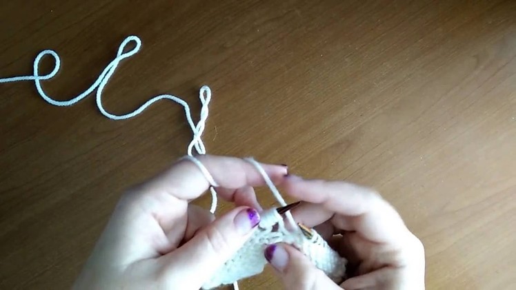 Nupp knitting tutorial