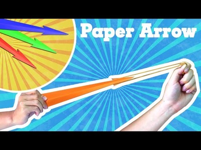 Origami easy - How to make a easy paper rocket (paper arrow that shoots)