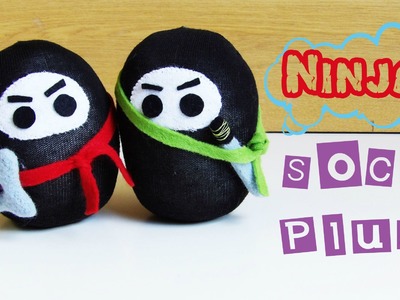 Sock Plushie DIY - How to make a Ninja Plushie