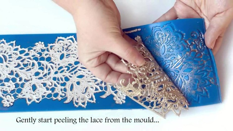TUTORIAL: How to make perfect edible lace for cakes