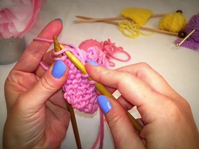 Beginner Knitting: Continental Knit Stitch