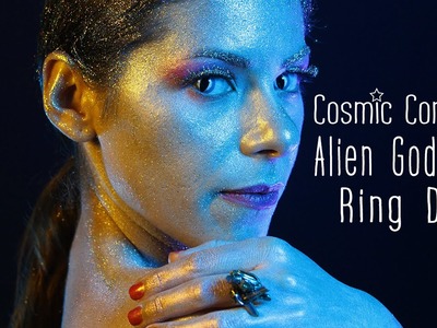 Cosmic Confetti Alien Goddess Crystal Ring DIY