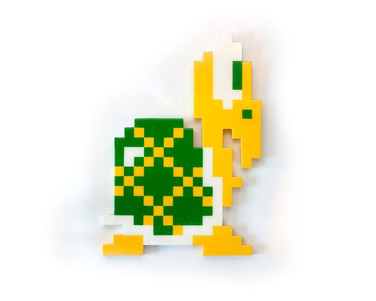 DIY - KOOPA TROOPA (MARIO turtle - PERLER BEADS) (how to)