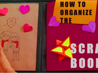 Easy SCRAP BOOK making IDEAS:Tutorial How to Organize Scrapbook