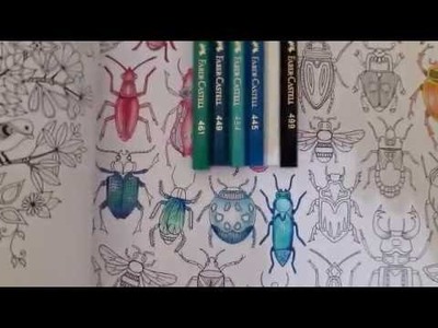 How to Color Secret Garden Coloring Book for Adults | Bugs
