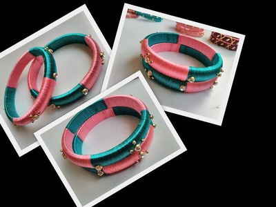 How to Decorate the Silk Thread Bangles