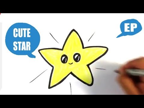 How to Draw a Cute Star - Easy Pictures to Draw