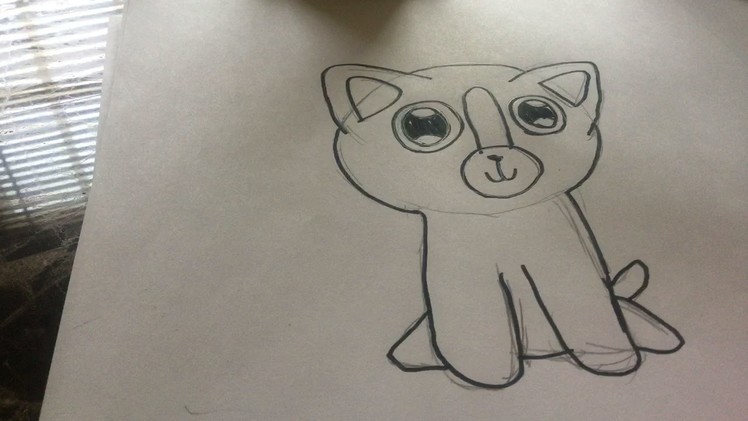 How to draw dandelion the beanie boo