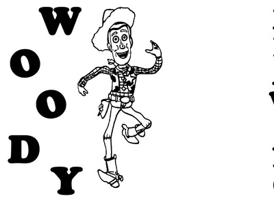 How to Draw Woody From Toy Story - The Cowboy | Easy for Kids | Cool Stuff