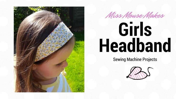 How to make a cute reversible headband with fabric