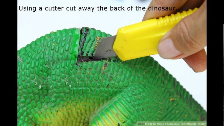 ►How to Make a Dinosaur Toothbrush Holder