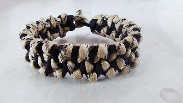 How To Make A Gator Scales Paracord Survival Bracelet Without Buckles
