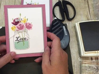 How to make a GORGEOUS Jar of Love Card