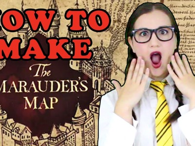 How To Make a Harry Potter Marauders Map - Madi2theMax