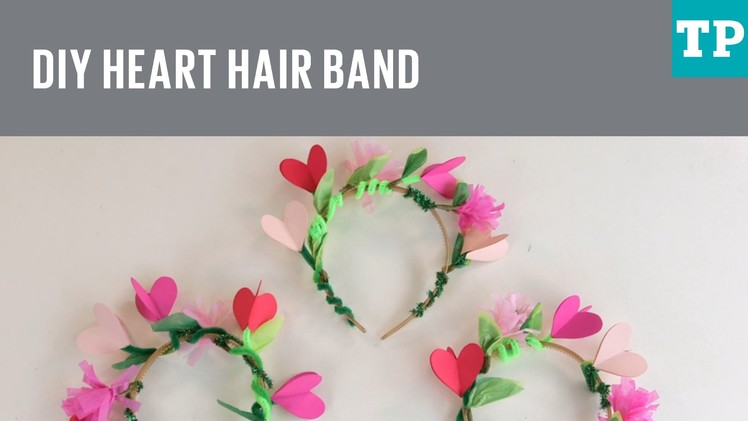 How to make a heart hair band