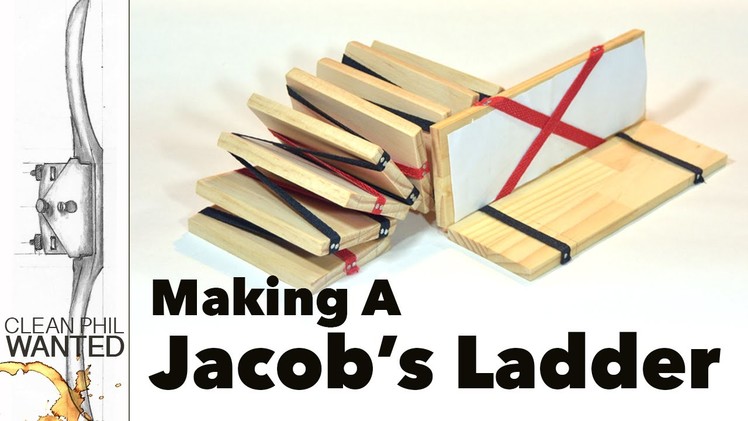 How to make a Jacob's Ladder toy with hand tools.