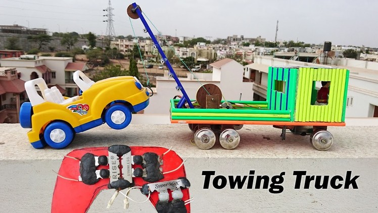 How to Make a Remote Control using blade for Towing Truck