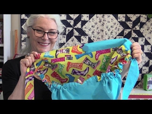 How to Make a Reversible Basket Apron
