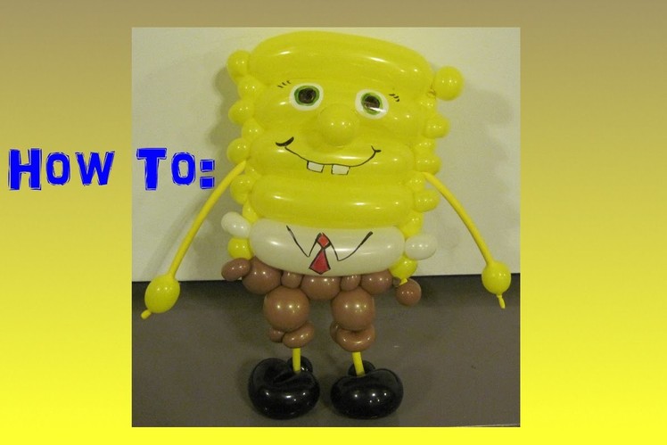 How to make a SpongeBob parady out of Balloons
