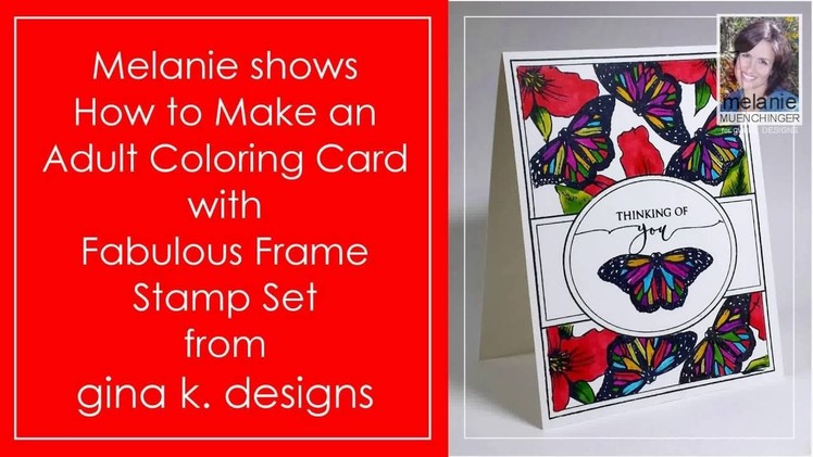 How to Make Adult Coloring Cards with Fabulous Frame