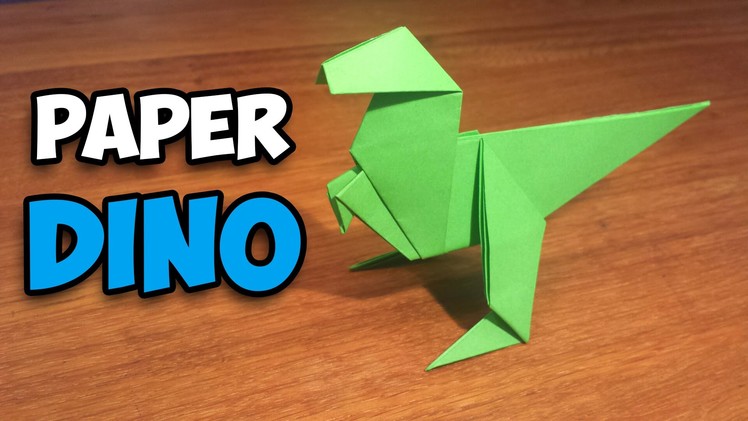 How To Make an Easy Origami Dinosaur