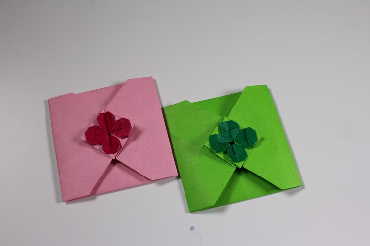How to make an Origami Envelope Clover