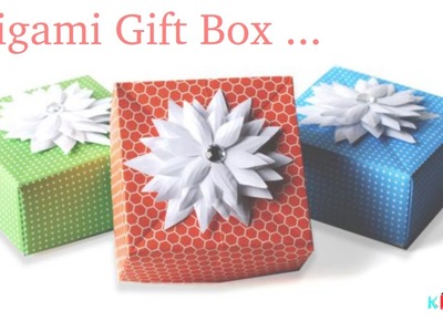 How to Make an Origami Gift Box with One Sheet of Paper