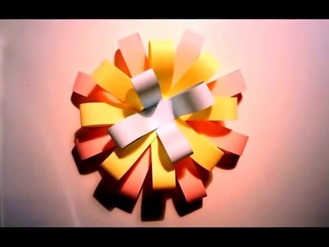 How to make colorful paper flowers 2016 | colorful origami new 2016 on youtube