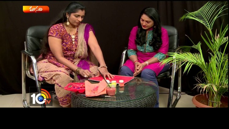 How To Make Colorful Thread Paintings At Home | Sogasu | Manavi | 10TV