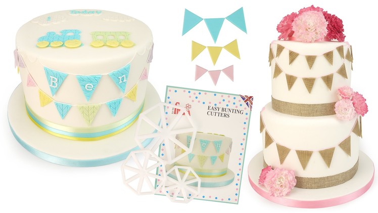 How To Make Easy Sugar Bunting For Your Cake Or Cupcakes