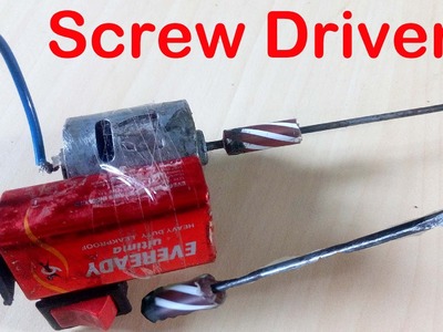 How To Make Electric Screw Driver At Home
