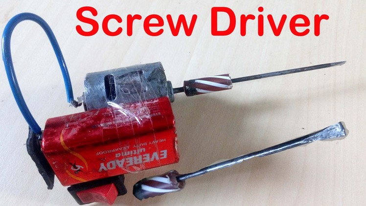 How To Make Electric Screw Driver At Home