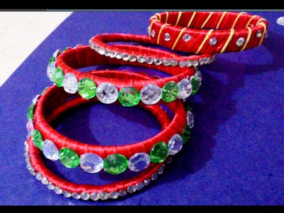 How to make fancy bangles from old bangles