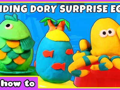 How To Make Finding Dory Play Doh Surprise Eggs by HooplaKidz How To