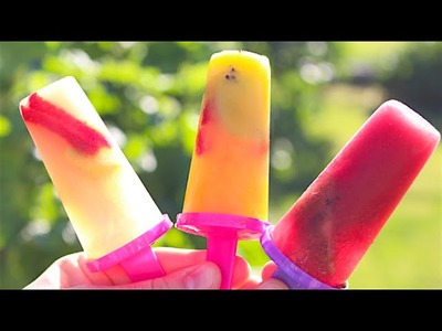 How To Make Fruit Popsicles! Kids Day!