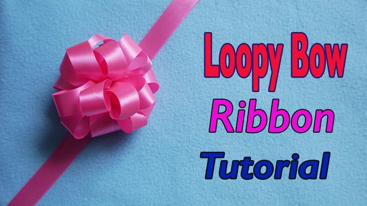 How To Make Loopy Puff Ribbon Bow