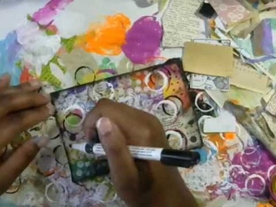 How to make mixed media postcards. Mail Art