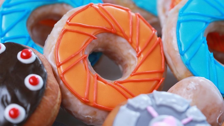 HOW TO MAKE PORTAL DONUTS - NERDY NUMMIES