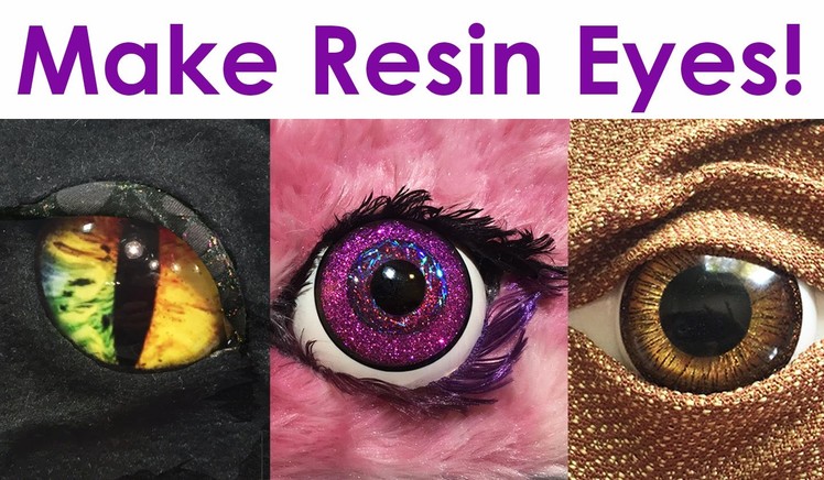 How-To Make Realistic + Fantasy Resin Eyes for jewelry, costumes, toys, decor